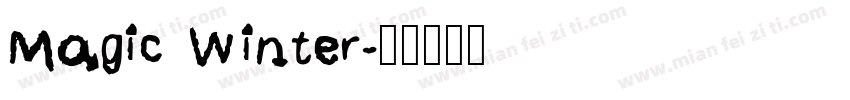 Magic Winter字体转换